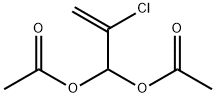 2-クロロ-1-プロペン-1,1-ジオールジアセタート 化学構造式