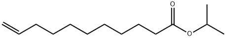 十一碳烯酸异丙酯,5459-98-3,结构式