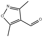 3,5-ジメチル-4-イソオキサゾールカルボキシアルデヒド 化学構造式