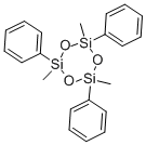 1,3,5-TRIMETHYL-1,3,5-TRIPHENYLCYCLOTRISILOXANE Structure