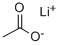 无水醋酸锂,546-89-4,结构式