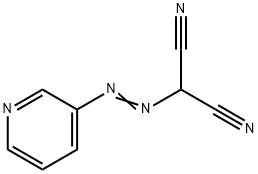2-pyridin-3-yldiazenylpropanedinitrile Structure