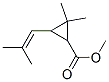 methyl(±)cis，trans-2，2-dimethyl-3-(2-methyl-1-propenyl cyclopropane carboxylate) Struktur
