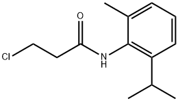 3-クロロ-N-(2-イソプロピル-6-メチルフェニル)プロパンアミド 化学構造式