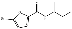 5-溴-N-(仲丁基)呋喃-2-甲酰胺,546091-17-2,结构式