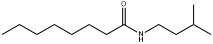 OctanaMide, N-(3-Methylbutyl)- Structure
