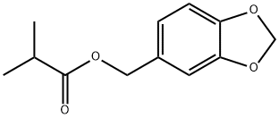 イソ酪酸 ピペロニル 化学構造式