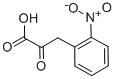 2-ニトロフェニルピルビン酸 化学構造式