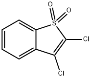 2,3-dichlorobenzothiophene 1,1-dioxide Structure