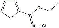 Ethylthiophene-2-carboximidoatehydrochloride 结构式