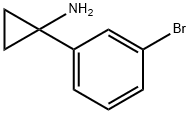 1-(3-BROMOPHENYL)CYCLOPROPANAMINE Struktur