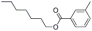 m-Toluylic acid, heptyl ester 化学構造式