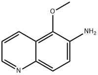 5-METHOXYQUINOLIN-6-AMINE 化学構造式