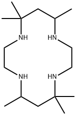 2,2,4,9,9,11-HEXAMETHYLTETRAAZA-14-CROWN-4 HYDRATE Struktur