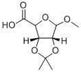 2,3-邻异亚丙基-1-邻甲基-D-核糖酸, 54622-95-6, 结构式