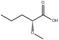 2-メトキシペンタン酸 化学構造式