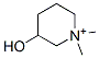 3-hydroxy-N,N-dimethylpiperidinium Structure