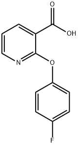 2-(4-FLUOROPHENOXY)NICOTINIC ACID Struktur
