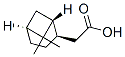 [1R-(1alpha,2beta,5alpha)]-6,6-dimethylbicyclo[3.1.1]heptan-2-acetic acid Struktur