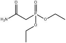 (2-アミノ-2-オキソエチル)ホスホン酸ジエチル 化学構造式
