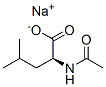 N-Acetyl-L-leucine sodium salt Struktur