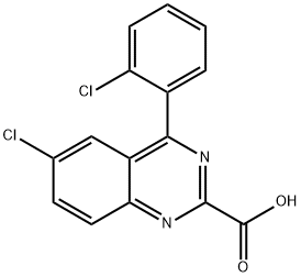 LORAZEPAM RELATED COMPOUND D (25 MG) (6-CHLORO-4-(O-CHLOROPHENYL)-2-QUINAZOLINECAR-BOXYLIC ACID) Struktur