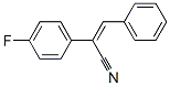 (2Z)-2-(4-FLUOROPHENYL)-3-PHENYLACRYLONITRILE 结构式