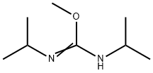 N,N'-ジイソプロピルカルバムイミド酸メチル 化学構造式