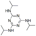 2,4,6-トリ(イソプロピルアミノ)-1,3,5-トリアジン 化学構造式