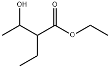 ethyl 2-ethyl-3-hydroxy-butanoate Struktur