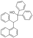 1-NAPHTHALENEPROPANOL, ALPHA,ALPHA,GAMMA-TRIPHENYL- 化学構造式