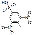 4-methyl-3,5-dinitro-benzenesulfonic acid Struktur