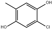 1,4-Benzenediol,  2-chloro-5-methyl- Struktur