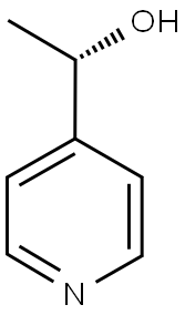 (S)-(-)-1-(4-PYRIDYL)ETHANOL Structure