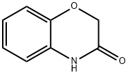 2H-1,4-ベンゾオキサジン-3(4H)-オン 化学構造式