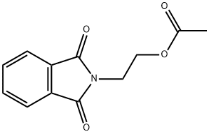 2-PHTHALIMIDOETHYL ACETATE Structure