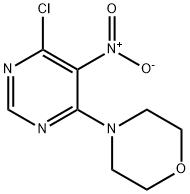 4-(6-氯-5-硝基-4-嘧啶)吗啉, 54660-14-9, 结构式