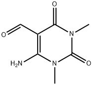6-AMINO-1,3-DIMETHYL-2,4-DIOXO-1,2,3,4-TETRAHYDROPYRIMIDINE-5-CARBALDEHYDE Struktur