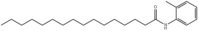 HexadecanaMide, N-(2-Methylphenyl)- Structure