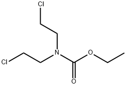 ethyl N,N-bis(2-chloroethyl)carbamate 化学構造式