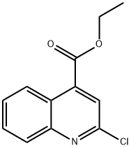 2-クロロ-4-キノリンカルボン酸エチル 化学構造式