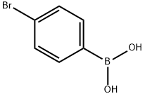 4-ブロモフェニルボロン酸 化学構造式