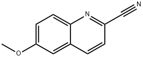 6-METHOXY-2-QUINOLINECARBONITR Struktur