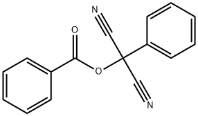 alpha,alpha-dicyanobenzyl benzoate Structure