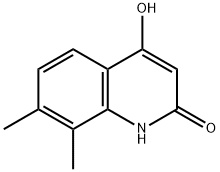 4-Hydroxy-7,8-dimethyl-2(1H)-quinolone Structure