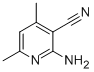 2-AMINO-3-CYANO-4,6-DIMETHYLPYRIDINE 化学構造式