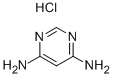pyrimidine-4,6-diamine hydrochloride 结构式