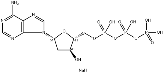 2'-脱氧腺苷-5'-三磷酸三钠盐(DATP.NA3),54680-12-5,结构式