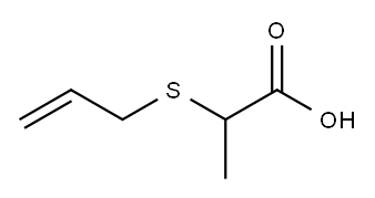2-(allylthio)propanoic acid Structure