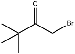 1-ブロモ-3,3-ジメチル-2-ブタノン 化学構造式